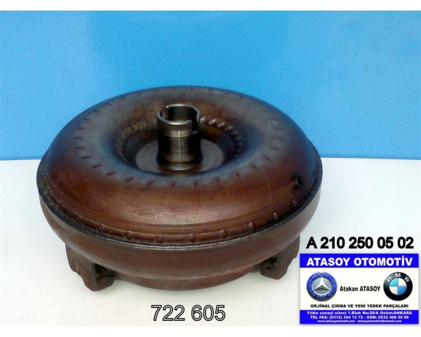 MERCEDES W210 E200 KOMPRESSOR TÜRBÜN 2102500502 - 2102500602 - 2102500802 A2102500502 A2102500602 A2102500802 W210 W208 W170 W202 W203 ŞANZIMAN NO 722605